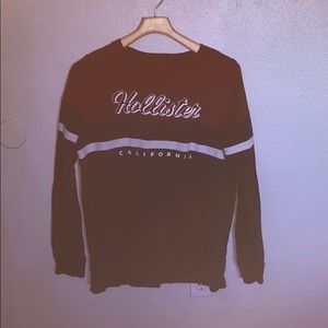 red white and blue crew neck